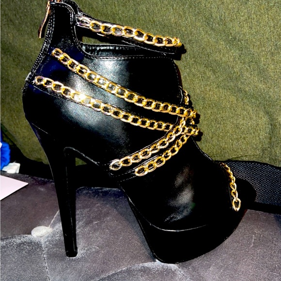 Shoes - Ankle Peep Toe Stiletto Heel